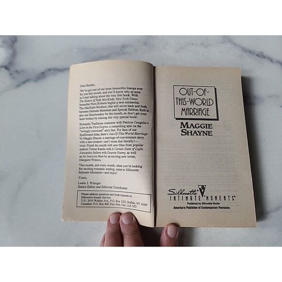 Out Of This World Marriage By Maggie Shayne Paperback - Picture 3 of 10